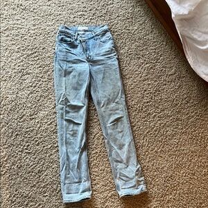 Abercrombie & Fitch 90s Straight Women's Light Blue Jeans